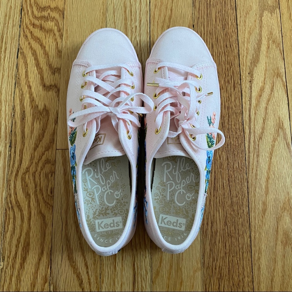 KEDS x RIFLE PAPER CO. Embroidered Sneakers